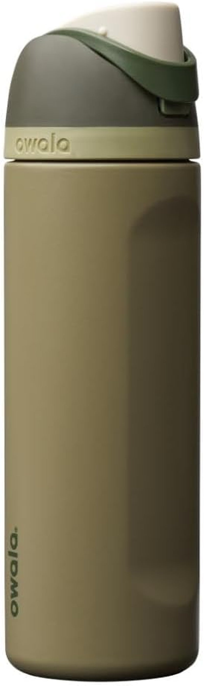 Freesip Insulated Stainless Steel Water Bottle with Straw, Bpa-Free Sports Water Bottle, Great for Travel, 24 Oz, off Road