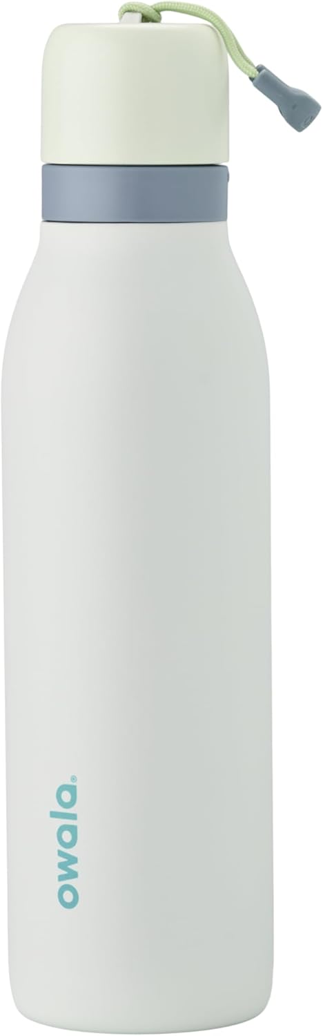 FreeSip Twist Insulated Stainless Steel Bottle w/ Straw, 18/24oz, BPA-Free