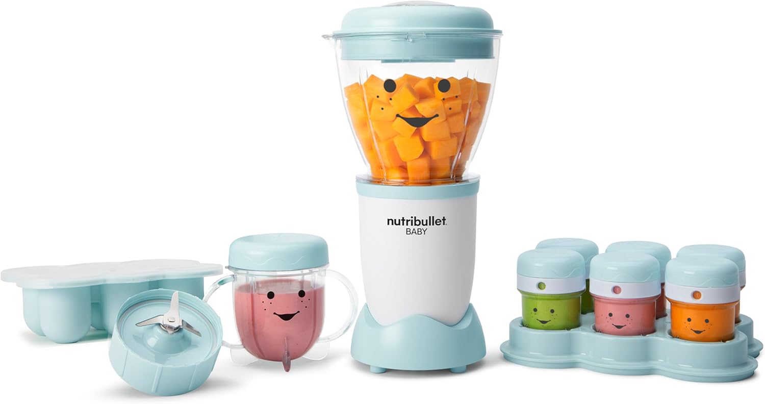NutriBullet Baby Food Making System NBY50100 Complete 32oz Baby Food Prep Set