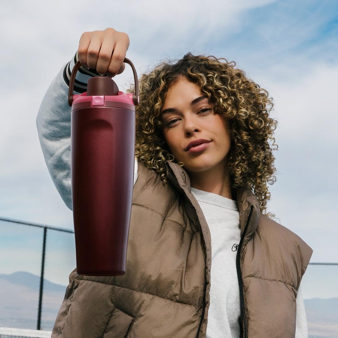 Owala FreeSip Sway 40oz Insulated Stainless Steel Water Bottle Leakproof