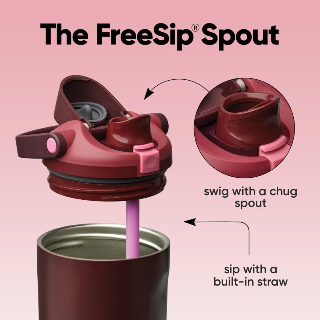 Owala FreeSip Sway 40oz Insulated Stainless Steel Water Bottle Leakproof