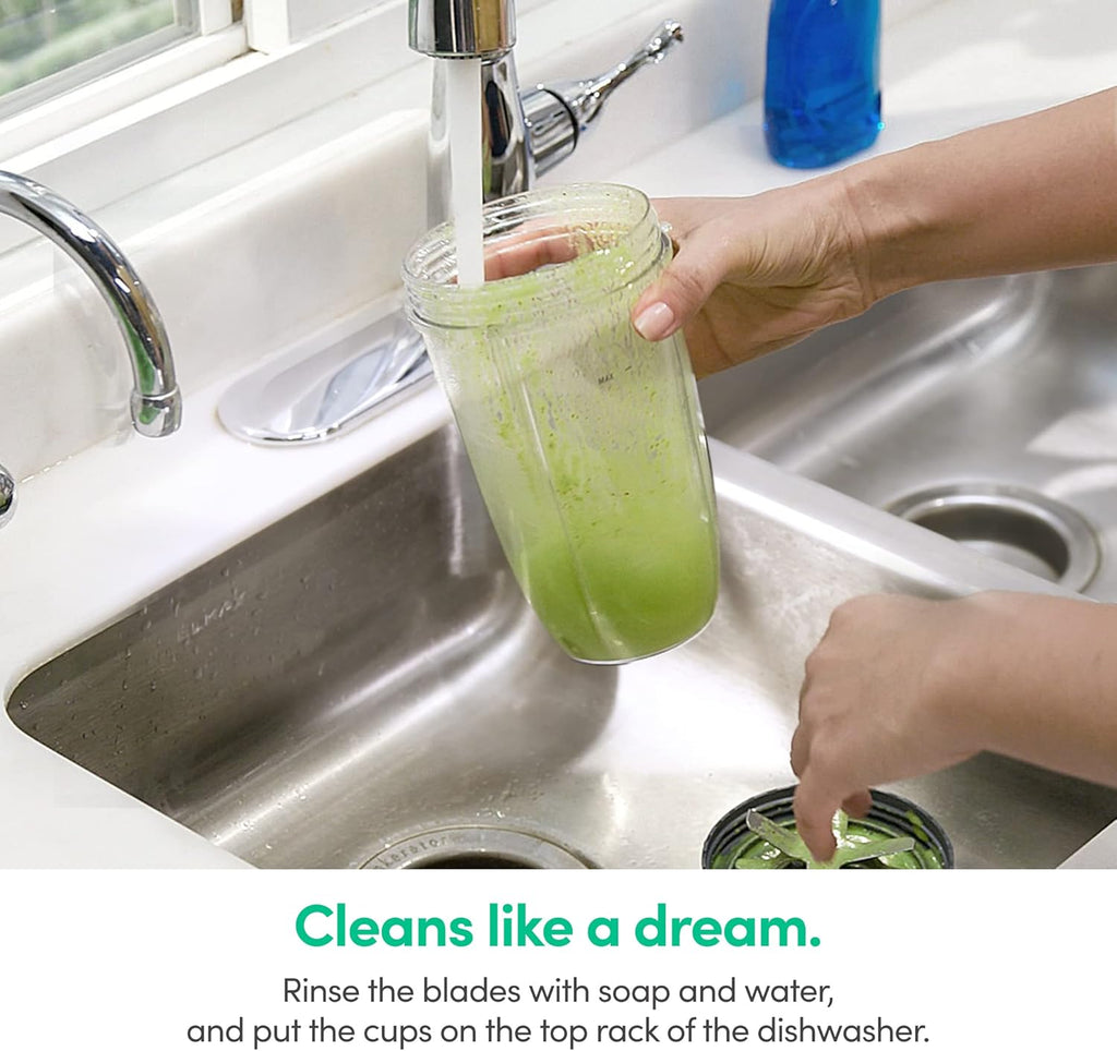 nutribullet Personal Blender 600W 24oz Cup for Shakes Smoothies and Food Prep