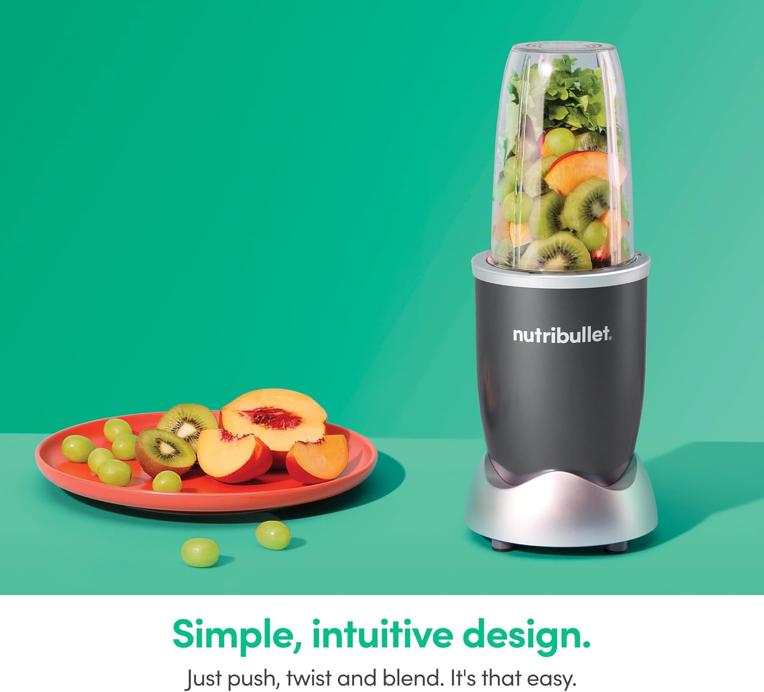 nutribullet Personal Blender 600W 24oz Cup for Shakes Smoothies and Food Prep